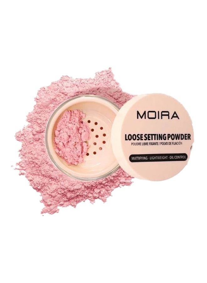 moira بودرة تثبيت فضفاضة (008، وردي) - Image 1