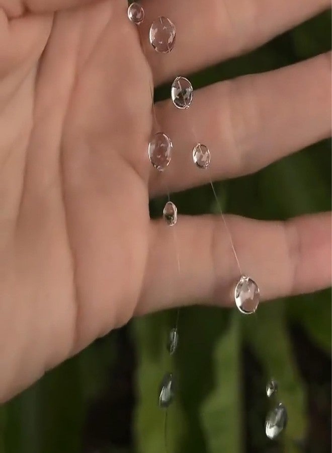 Frodete Teardrop Earrings for Women Clear Water Drop Earrings Minimalist Glass Drop Dangle Earrings Aesthetic Tear Drop Jewelry Gift - Image 5