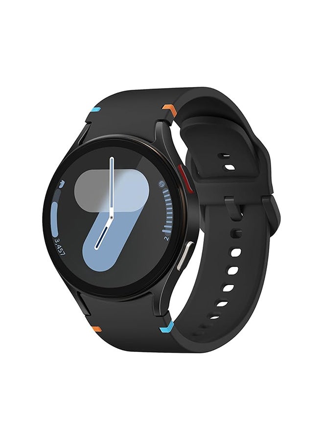 O Ozone Silicone Bands For Samsung Galaxy Watch 8 Band 40mm 44mm, Galaxy Watch 8 Classic Band 46mm, Waterproof Soft Wristband Sport Strap for Women Men-Black - Image 1