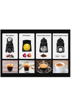 HiBREW HiBREW 5 ADAPTERS 5 in 1 Multi Capsule 1450w Espresso DG K-cup Hot and Cold Brew  Cup capsule coffee maker H3A  - Image 4