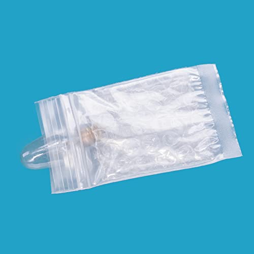 GPI POLY GPI - 50 Count, 3" x 3" Bubble Recloasable Zip Bags, 3 Mil Thick, Resealable, Reusable, Protective Bubble Pouch, Double Sided Cushion Wrap Bags For Storage Packaging, Mailing & Shipping Fragile - Image 3