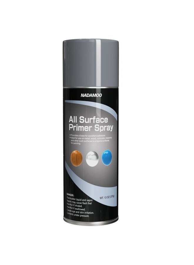 NADAMOO All Surface Primer Spray, One-Part Epoxy Primer Matte Gray, 2 Cans, Enhance Adhesion for Multi Surface - Porcelain, Glass, Metal, Plastic, Wood - Image 1