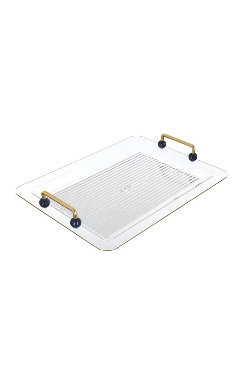 السيف غاليري طقم ترامس كريستال السيف غاليري، 1/0.7 لتر، طوفرية، حافظة داخلية زجاج حراري، هيكل خارجي استيل - لؤلؤي ذهبي - Image 4