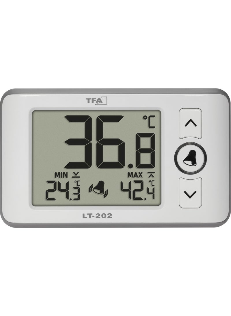 TFA Dostmann - Professional Alarm Fridge Freezer Laboratory Thermometer 2m Cable Probe (-40°c...+70°c)(New Product) - Image 1