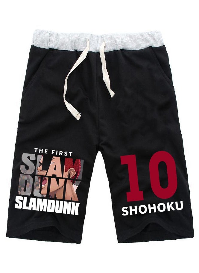 KUYING New Slam Dunk Master Printed Loose Five Point Casual Pants  - Image 1