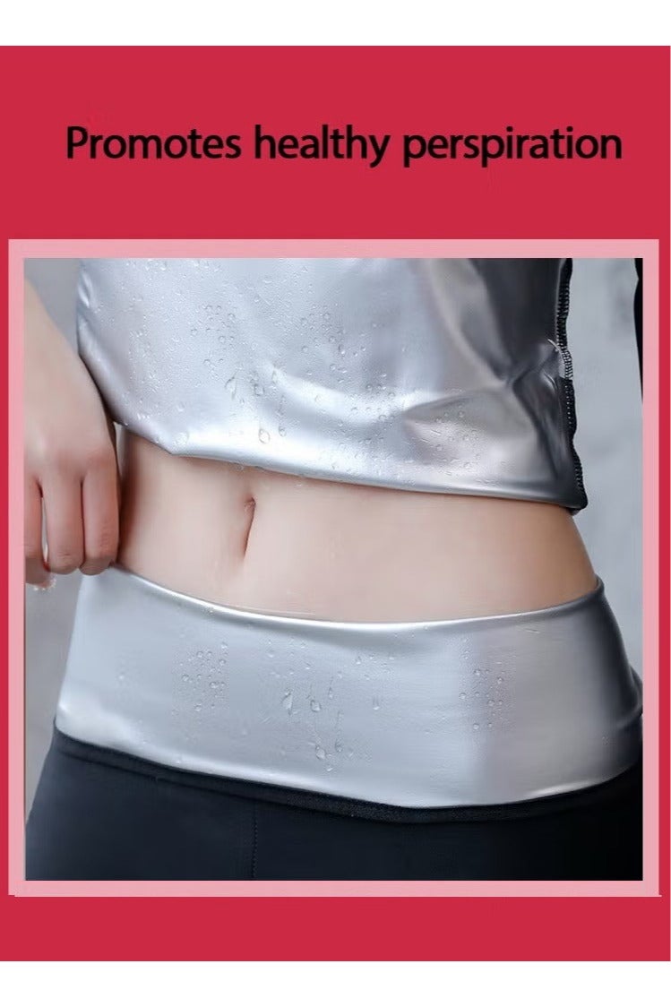 انسجام بدلة ساونا رياضية للنساء | أكمام طويلة + بنطال | حرق المزيد، تعرق أكثر - Image 3