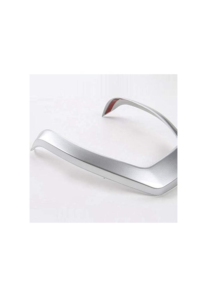 Chrome ABS Steering Wheel Cover Trim for Ford F-150 (2015-2019) - Image 3