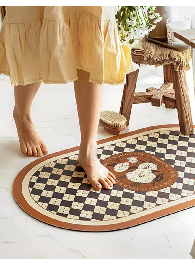 Generic - Kitchen Mat, Non-Slip Kitchen Rugs And Mats, Anti-Fatigue Hallway Kitchen Runner Rug Set Backing Floor Mat For Kitchen Laundry Sink Bathroom Office, Waterproof Non-Slip Kitchen Mats - Image 1