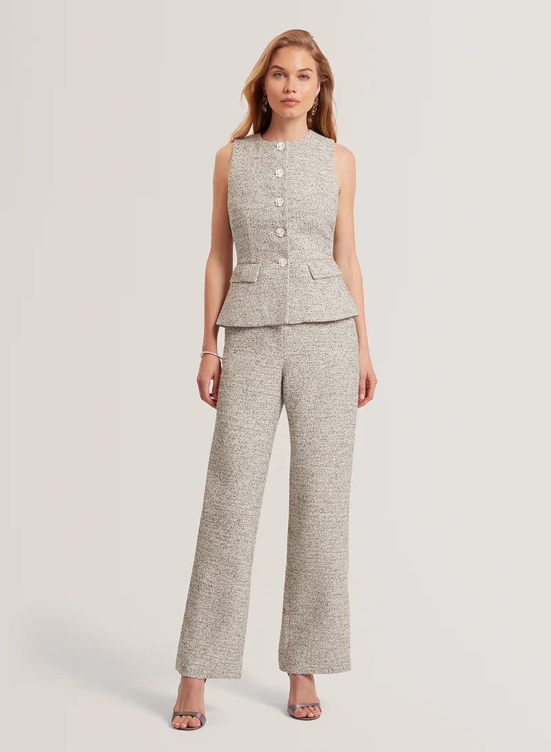 Ted Baker Tailored Boucle Fitted Waistcoat