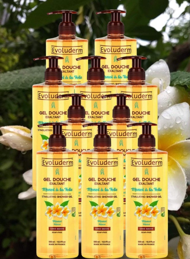 إيفو لوديرم 10 قطع جل الاستحمام إيفولوديرم بلوي دي كوكو ديتوكس 500مل - Image 1