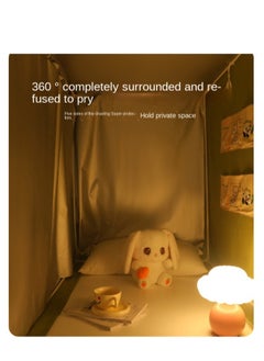 Y&D Bed Canopy Tents Curtain Blackout Curtain Single Bed Tent Curtain Student Shading Cloth Bed Canopy Mosquito Net Student Sleep Privacy Protection  - Image 2