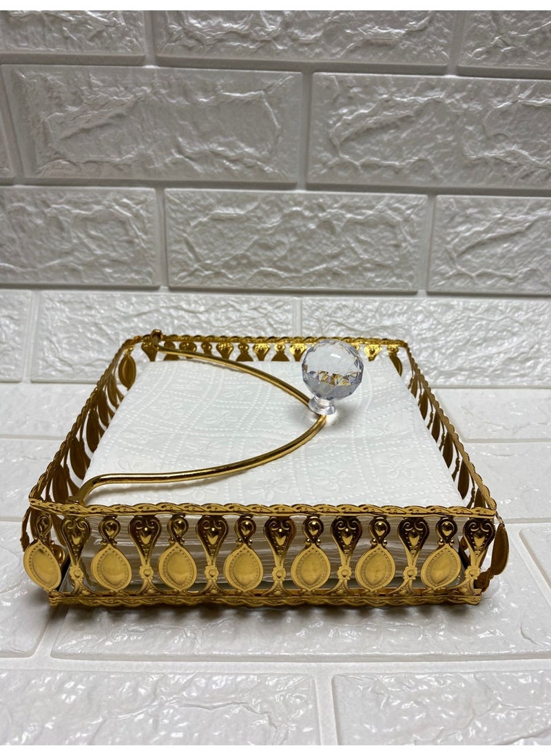 Stone Mirrored Premium Napkin Holder Stainless Steel Luxury Napkin Box Gold Embroidered - pzsku/Z8C151AD7F6E2CA518A6AZ/45/_/1729211055/5a76d0fd-5256-4930-a5bc-617208071d8f