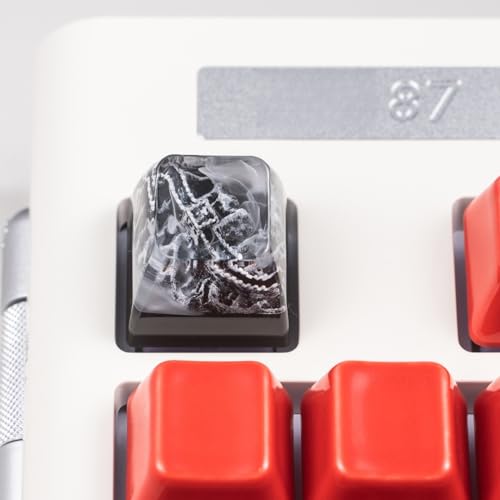 REDQIN Artisan Keycaps The Great Wall Shape SA Profile Handmade Keycap Escape Keycap Resin for Mechanical Keyboard - Image 3