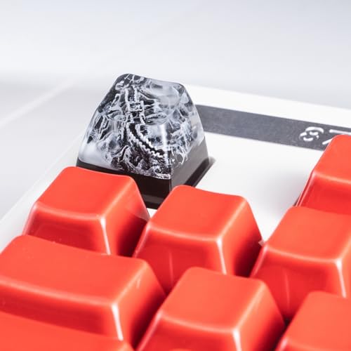 REDQIN Artisan Keycaps The Great Wall Shape SA Profile Handmade Keycap Escape Keycap Resin for Mechanical Keyboard - Image 4