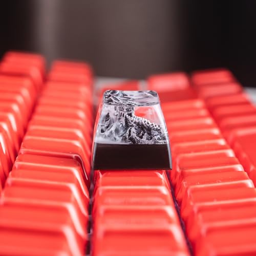 REDQIN Artisan Keycaps The Great Wall Shape SA Profile Handmade Keycap Escape Keycap Resin for Mechanical Keyboard - Image 5