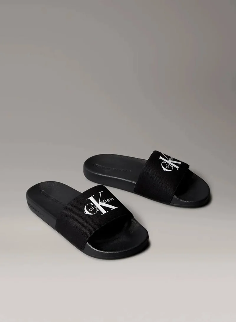 Calvin Klein Jeans Canvas Logo Sliders