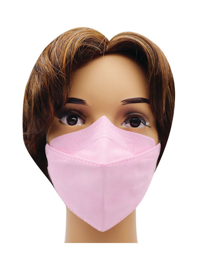 NIBEMINENT 10-Piece KF94 Face Mask Pink and Black For Adults Combo Pack - Image 3