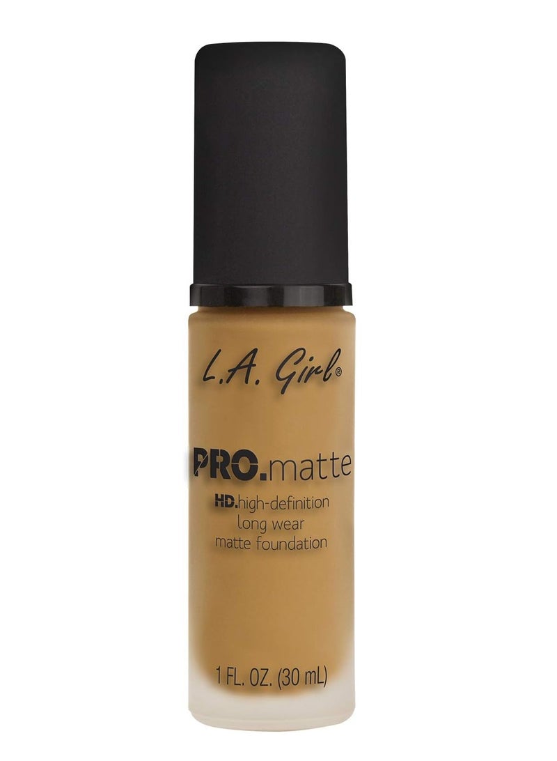 لا جيرل Pro Matte Longwear Foundation - GLM677 Soft Honey - Image 1