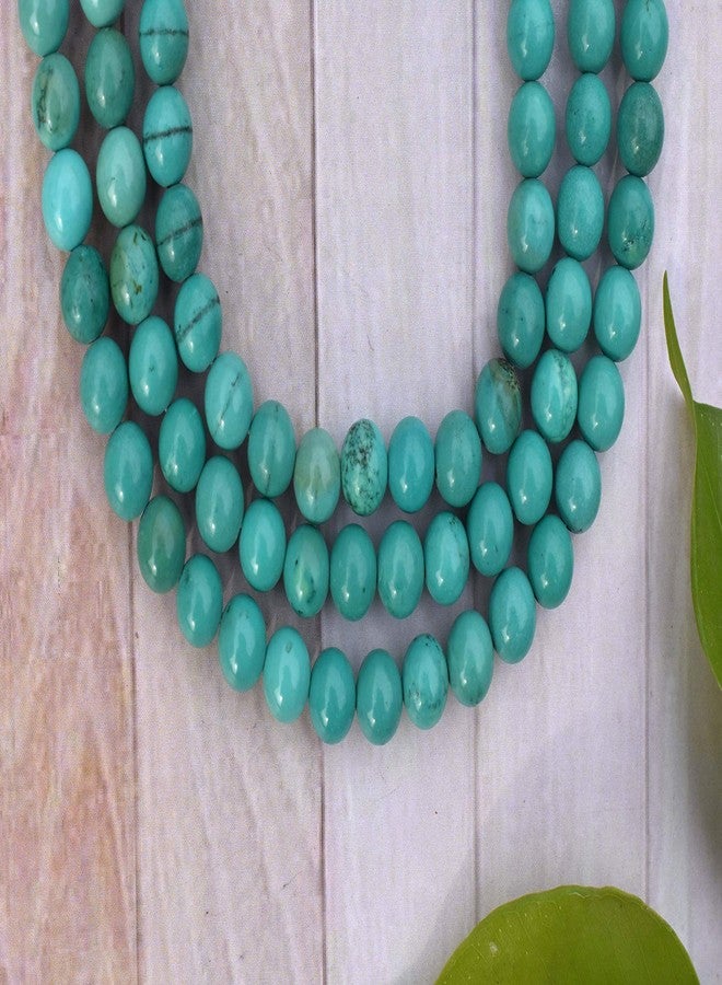 Pyramid Tatva Turquoise Meditation Mala – 108 Natural Size 8mm Crystal Beads for Focus, Healing & Spiritual Growth - Image 5