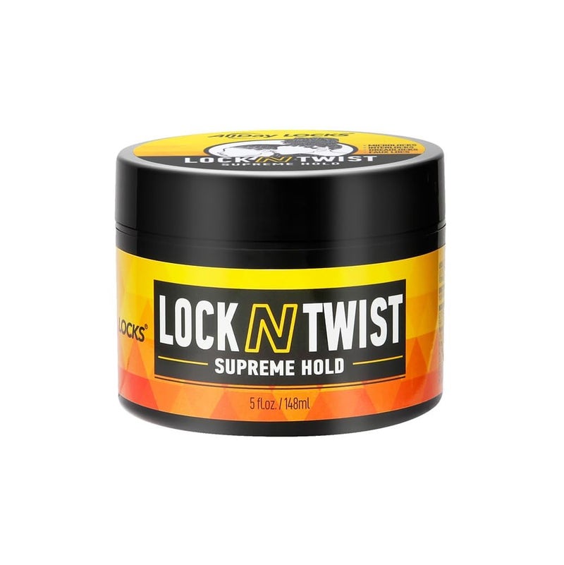 AllDay Locks Lock N Twist  Locking Gel ReTwist Locks Supreme Hold  Smooths  Tames Frizz Flake Free Soft Finish  5 Oz