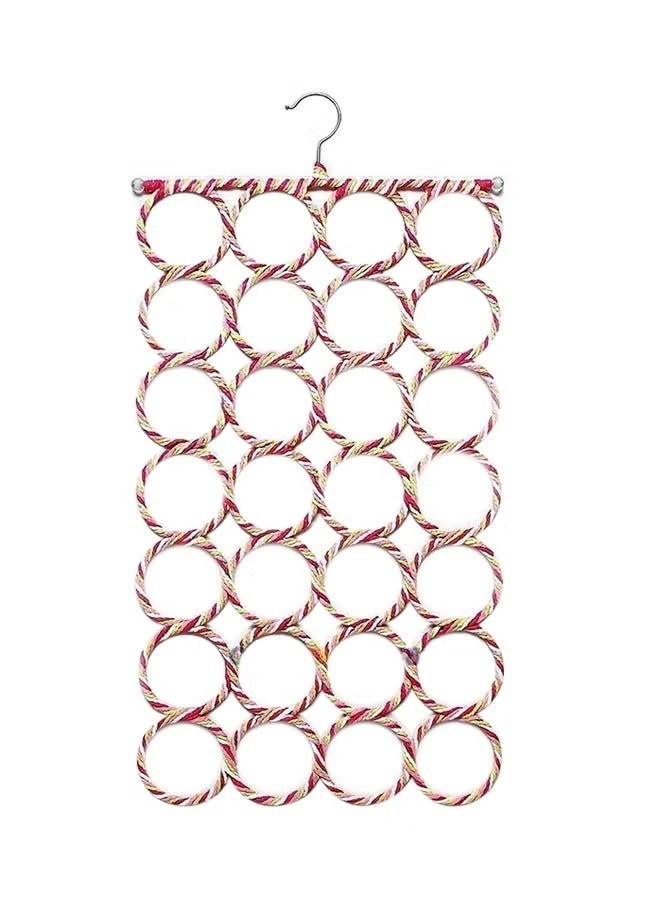 28 Slot Scarf Organiser Multicolour, Assorted Multicolour 30x25x5cm