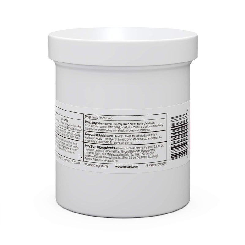 emuaid EMUAIDMAX Eczema Ointment, Maximum Strength Soothing Relief for Eczema, Psoriasis, Athlete’s Foot, Jock Itch, Rashes, Itchy, Dry, Irritated Skin and Minor Skin Irritations, 16oz - Image 3