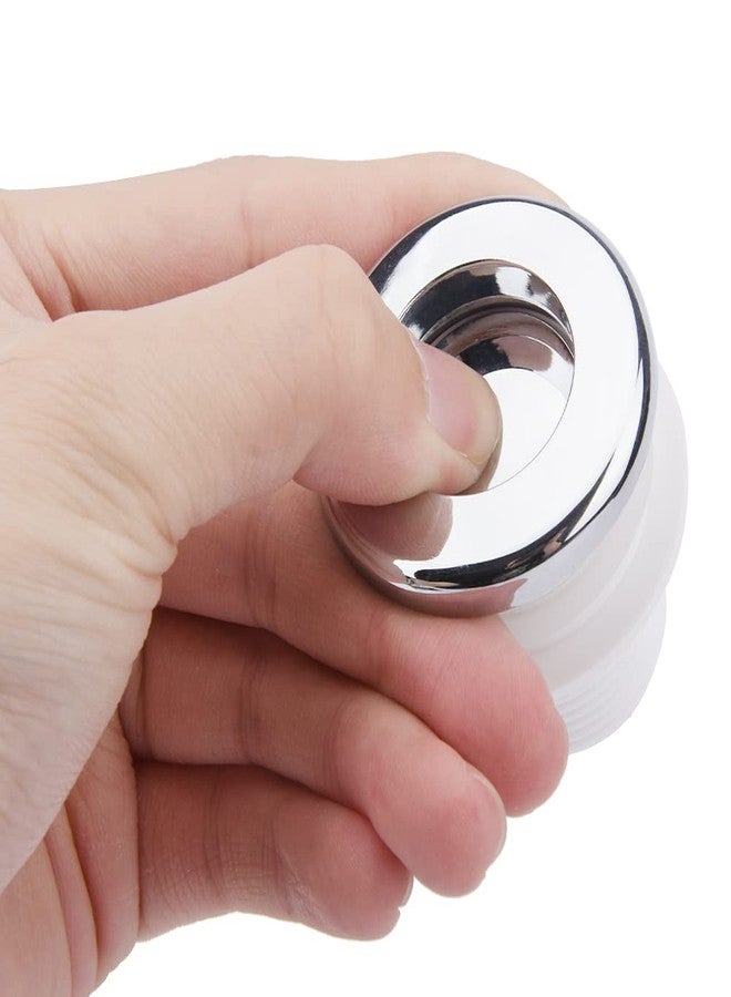 DENPETEC Tub Spa Massage Bath Garbage Disposal Air Push Button Garbage Disposal Sink Top Air Switch Button (White,Size:32mm) - Image 2