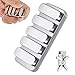 MAKWEN Fidget Slider Toys Adults Metal Fidget Haptic Clicker with 3 Noise Levels LoudQuiet Fidget Toys for Adults EDC Brick Blocks Fidget Toy Relief Stress and Anxiety - Image 2