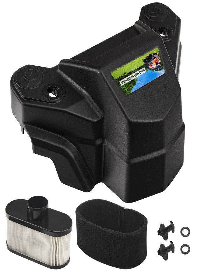 FENXDN 11011-0920 Air Filter Case Kit for Kaw-asaki FS481V FS541V FS600V Mower Engines - Black - Image 1