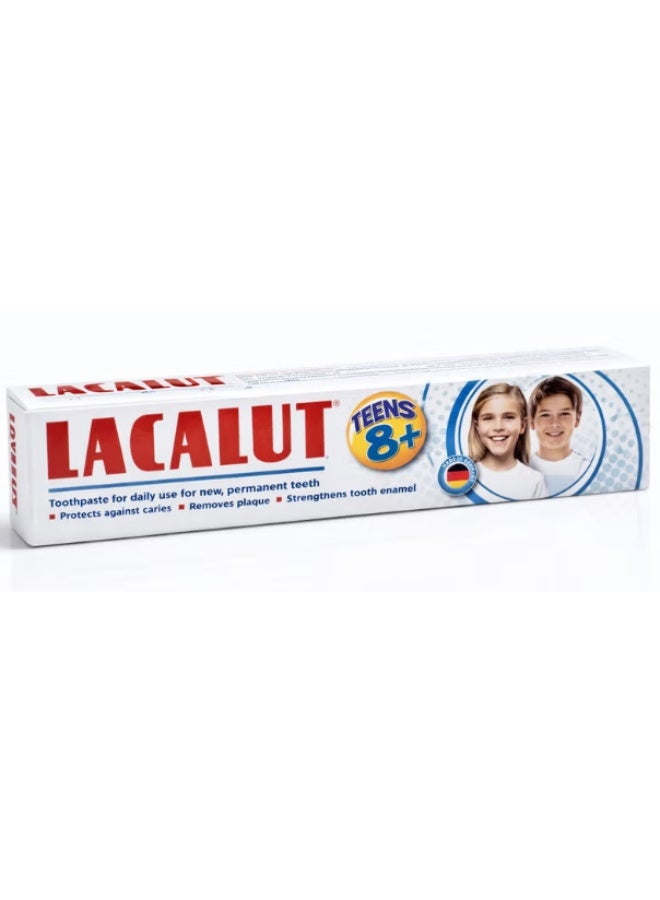Lacalut Teens 8+ Toothpaste 50ml – Cavity Protection, Enamel Care & Healthy Smile for Kids - Image 1