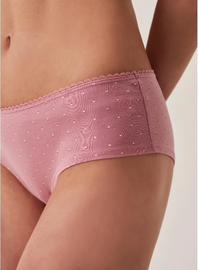 او في اس Ovs Five-Pack Stretch Organic Cotton Knicker Shorts