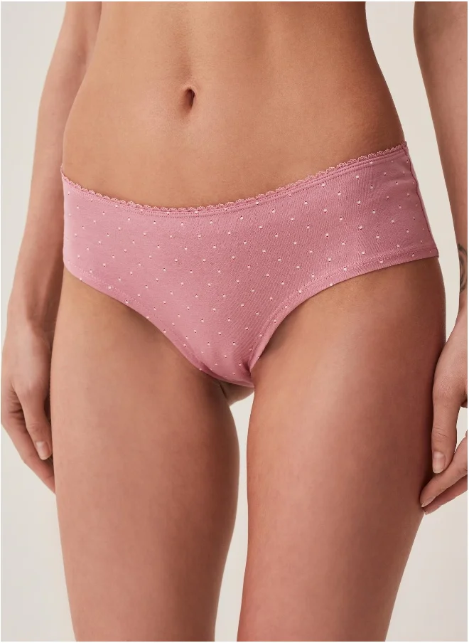او في اس Ovs Five-Pack Stretch Organic Cotton Knicker Shorts