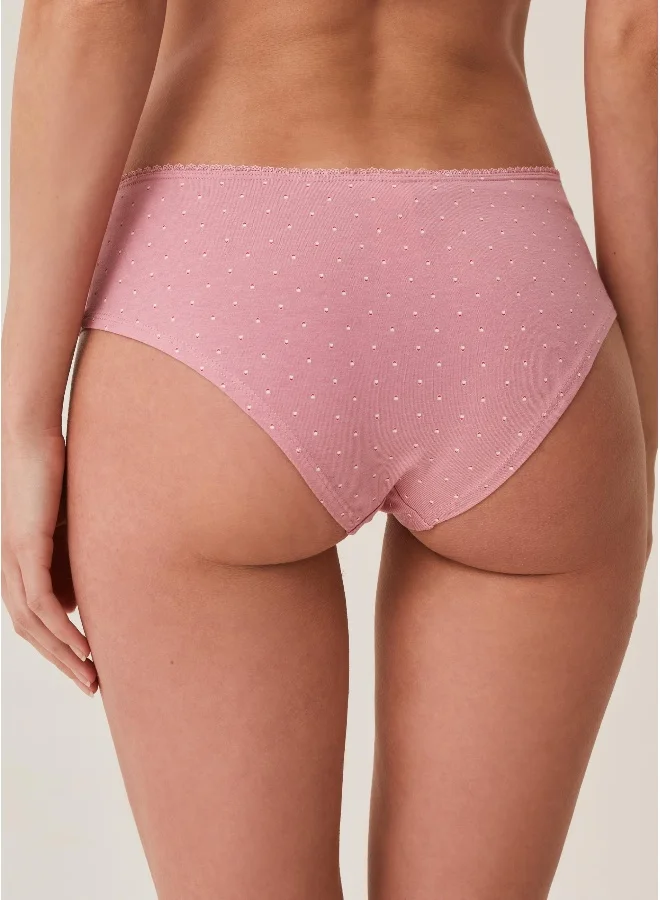 او في اس Ovs Five-Pack Stretch Organic Cotton Knicker Shorts