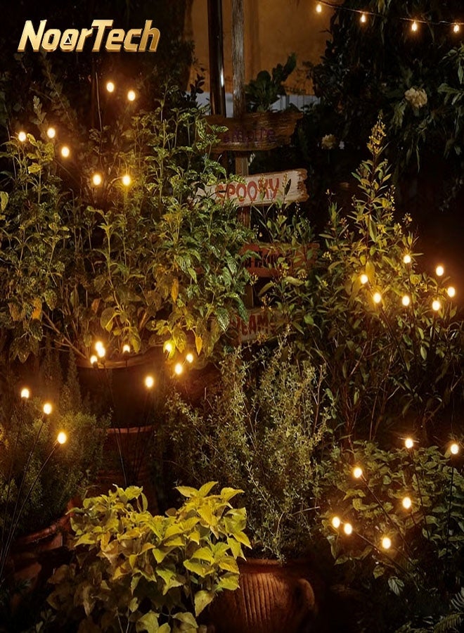 NoorTech Solar firefly lights - wind-powered outdoor garden lights for your courtyard, creating a decorative ambiance with ground lamps - Image 2