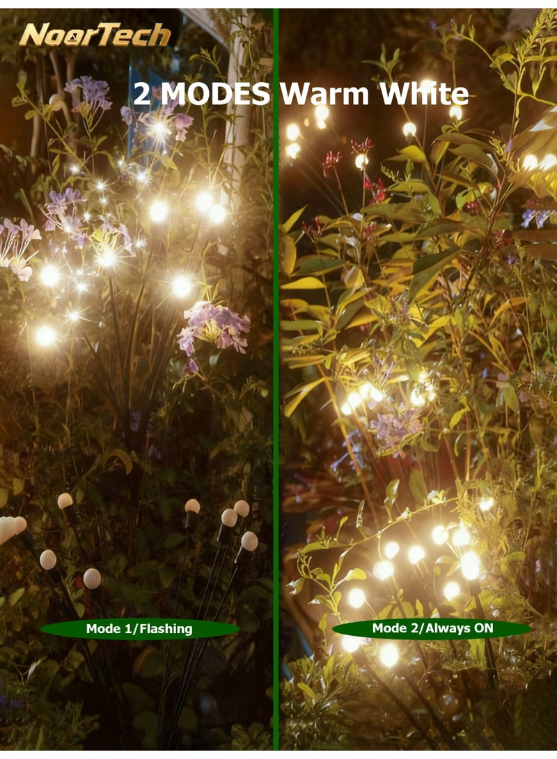 NoorTech Solar firefly lights - wind-powered outdoor garden lights for your courtyard, creating a decorative ambiance with ground lamps - Image 3