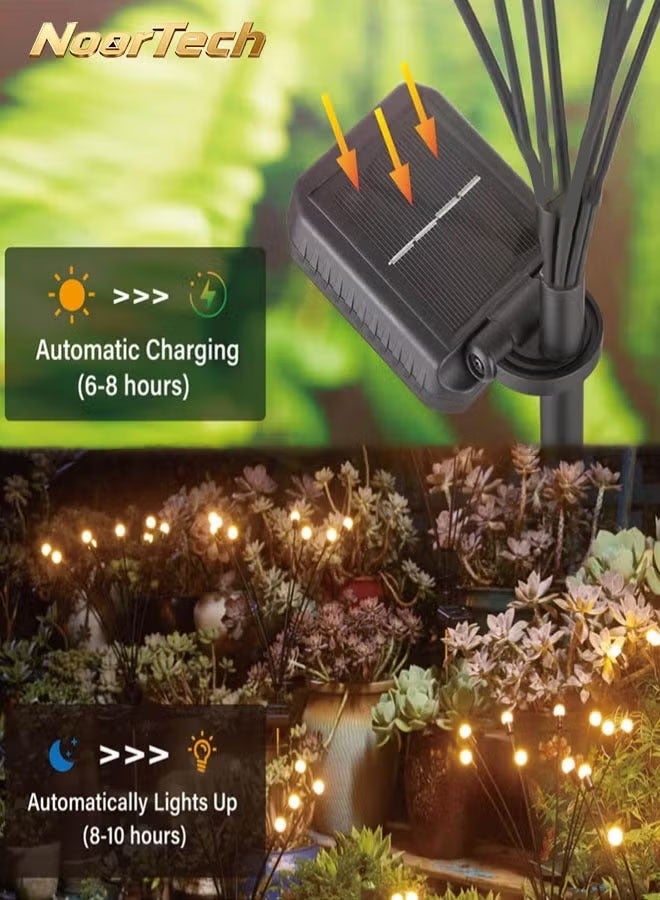 NoorTech Solar firefly lights - wind-powered outdoor garden lights for your courtyard, creating a decorative ambiance with ground lamps - Image 5