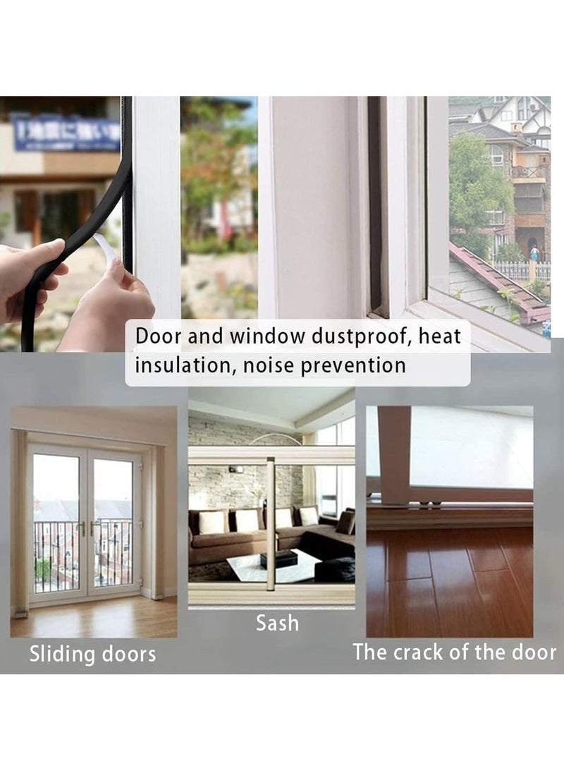 RATSAW - 2 Pack Self Adhesive Door Window Insulation Seal Foam Tape Insulation Tape Weather Stripping for Doors and Windows Sound Proof Soundproofing Door Seal - Image 1