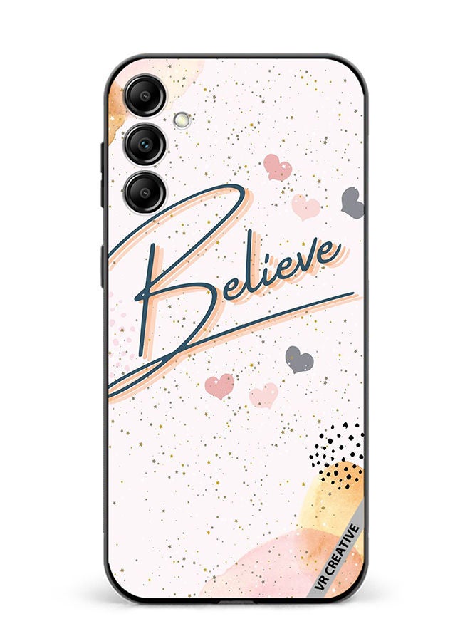 VR CREATIVE Protective Case Cover For Samsung Galaxy A34 Believe Design Multicolour - Image 1