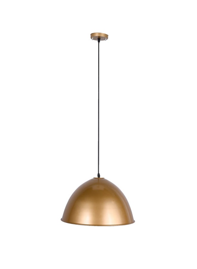 El Rawda Lighting Panji Ceiling Lamp -Single | modern decorative LED E27 pendant light ceiling lamp hanging | suitable for any room | Color: Gold | Size: 70x38x70 cm