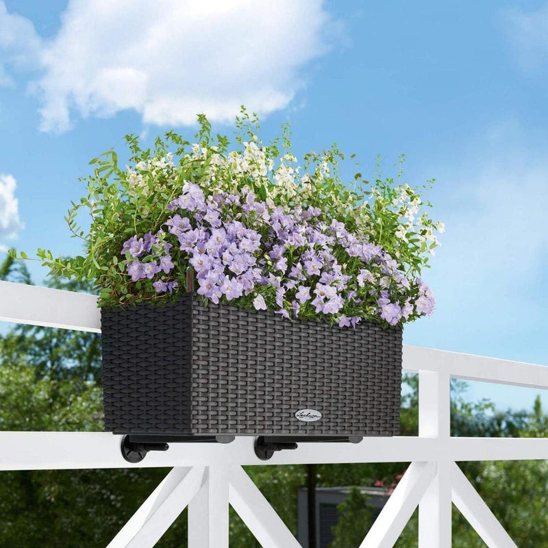 Lechuza Balconera Bracket Planter - Durable White Brackets for Self-Watering Planters - Image 2