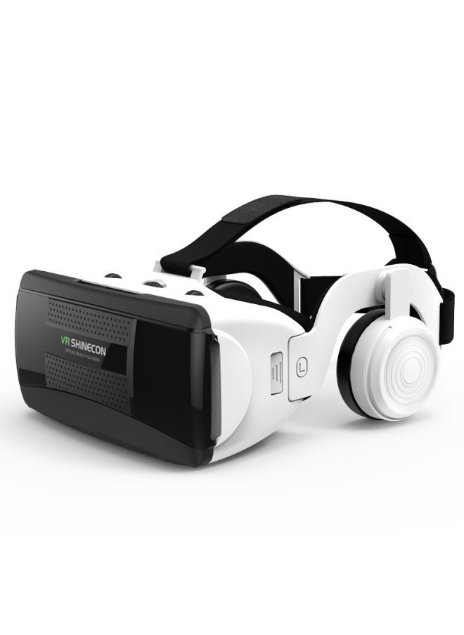 Generic Thousand Magic Mirror Private Model Vr Glasses 3D Virtual Reality Headset With HiFi Headphones Gifts-Color:G06B  - Image 3