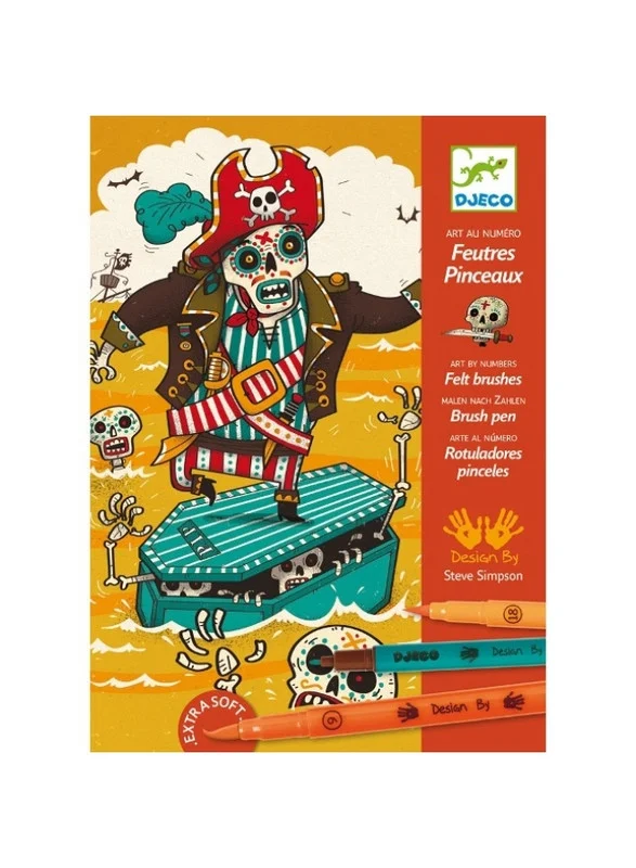 DJECO Felt Brushes - Scared Stiff