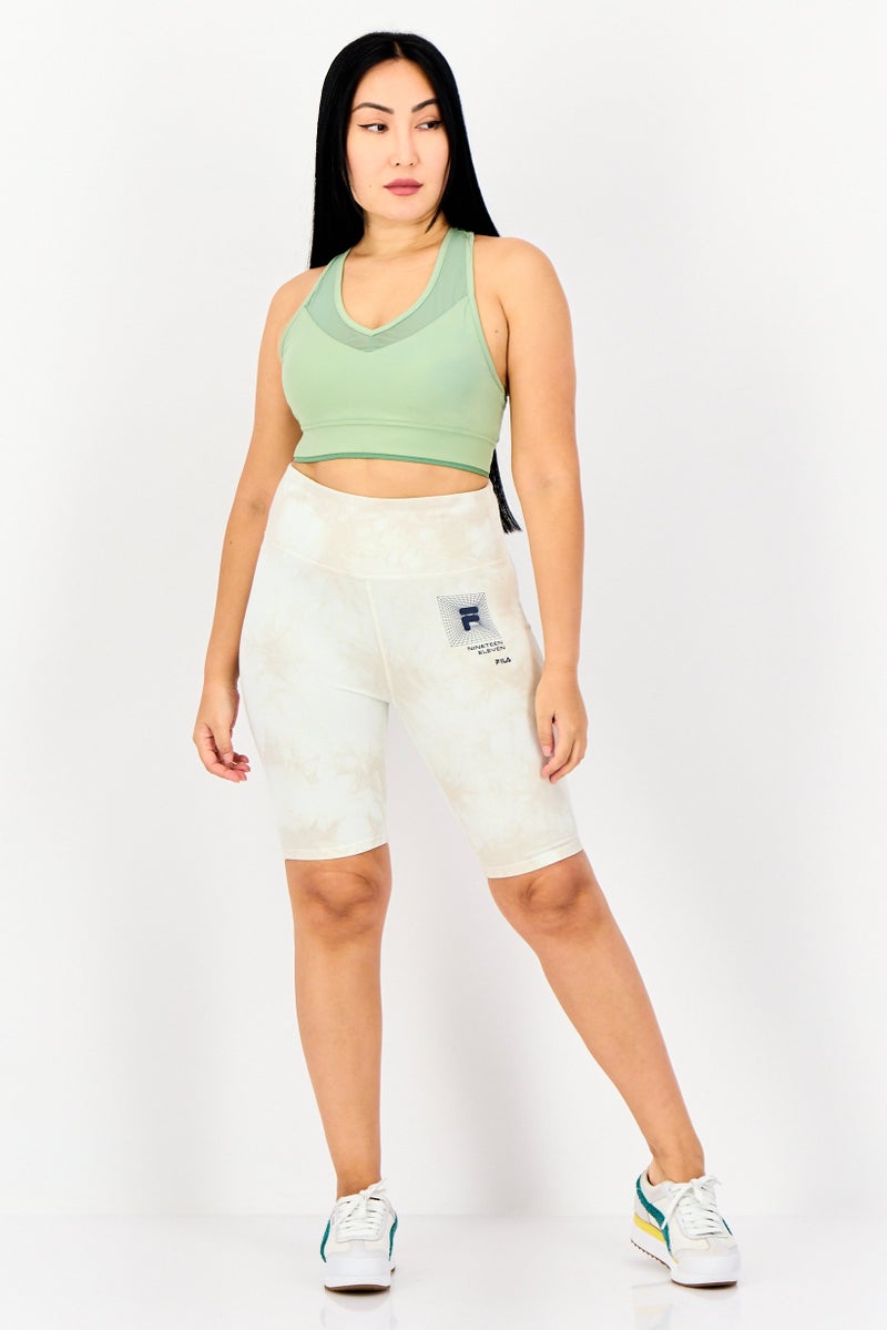 FILA Women Sportswear Fit Training Shorts, Beige - Image 3