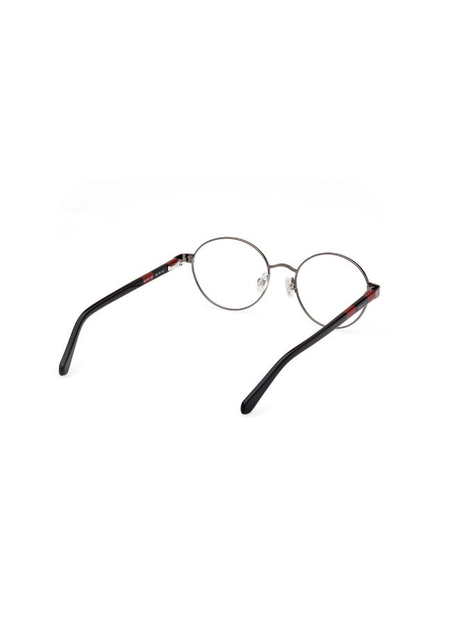 GANT Ga4151 Round Metal Frames For Women Size 50, Shiny Gunmetal - Image 5