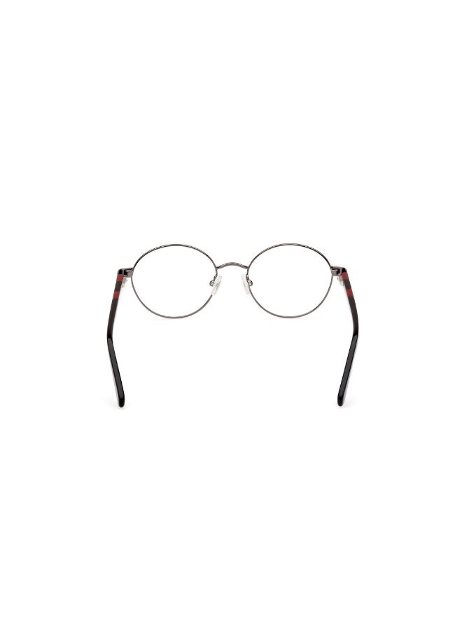 GANT Ga4151 Round Metal Frames For Women Size 50, Shiny Gunmetal - Image 4