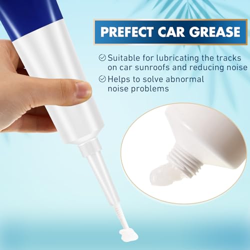 Threlaco Automobile Sunroof Silicone Grease 3.53 oz Multi Purpose Genuine Sunroof Grease Automotive for Greasing and Cleaning The Track on The Car Sunroof, Reducing Noise Prolong Life - Image 3
