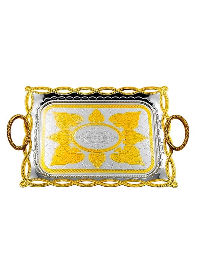 BASURRAH 3 Pieces Steel Serving Tray Set  - Image 2
