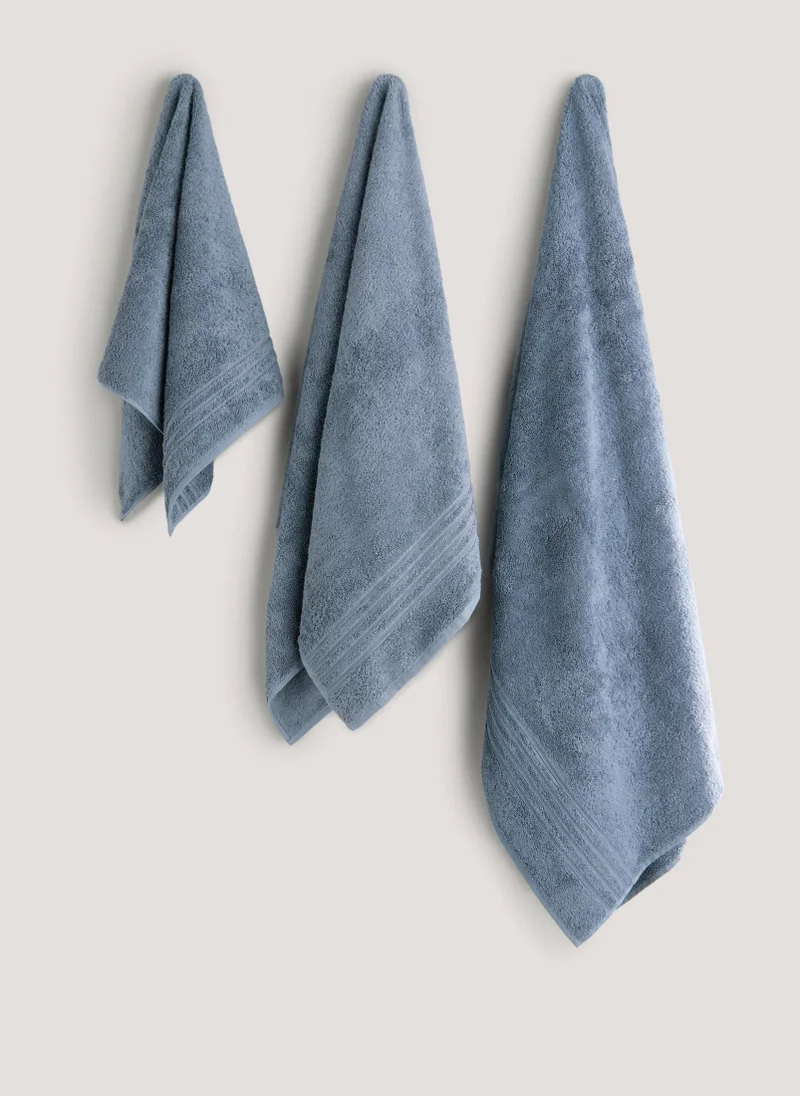 ماتلان Blue 100% Egyptian Cotton Towels