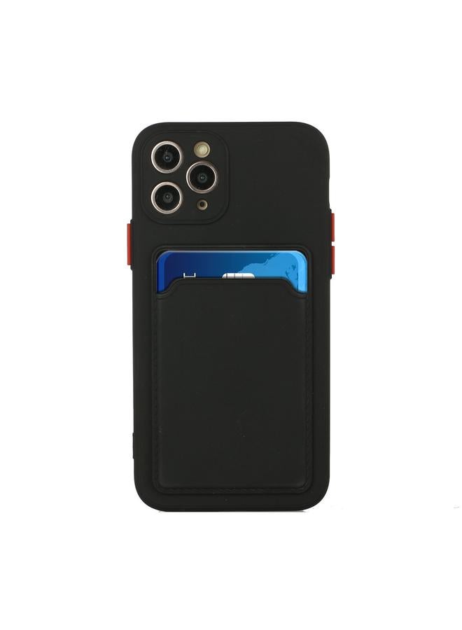 زبون جراب حماية TPU مقاوم للصدمات بتصميم فتحة للبطاقات لهاتف iPhone 11 Pro Max - Image 2