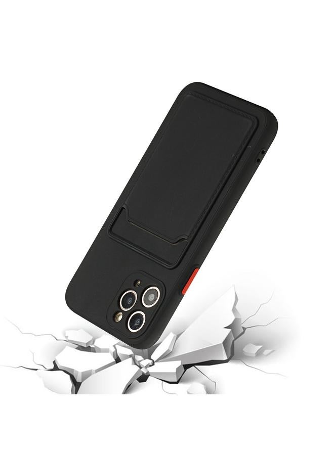 زبون جراب حماية TPU مقاوم للصدمات بتصميم فتحة للبطاقات لهاتف iPhone 11 Pro Max - Image 4